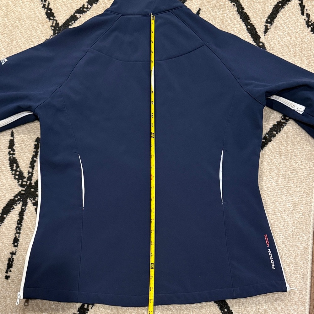 Women's Navy Softshell Jacket - Picture 10 of 11